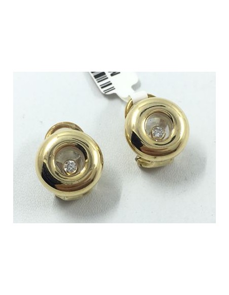 Pendientes Chopard en oro y brillantes