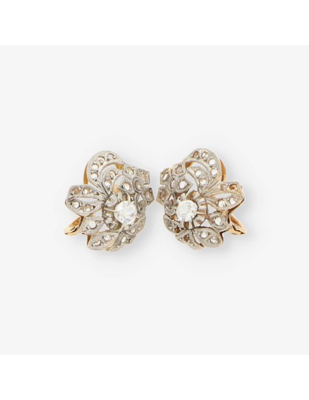 Pendientes vintage en oro 18kt