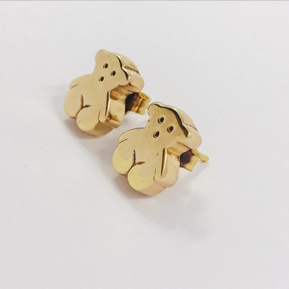 Pendientes Tous en oro 18kt