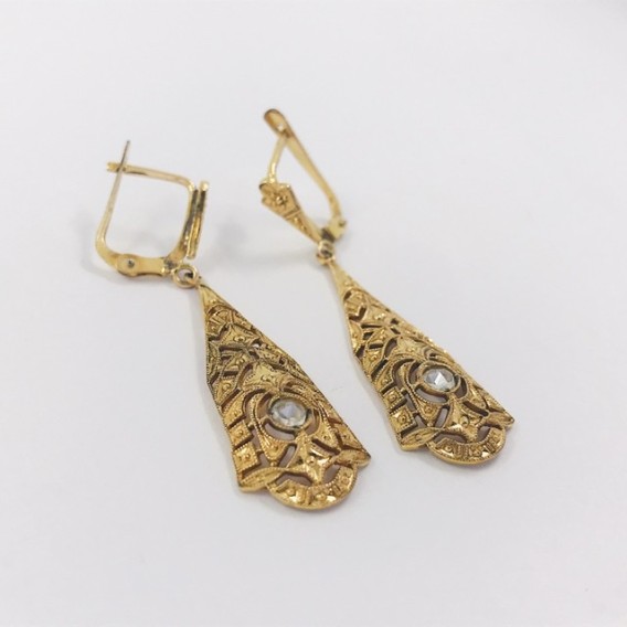 Pendientes vintage en oro 18kt