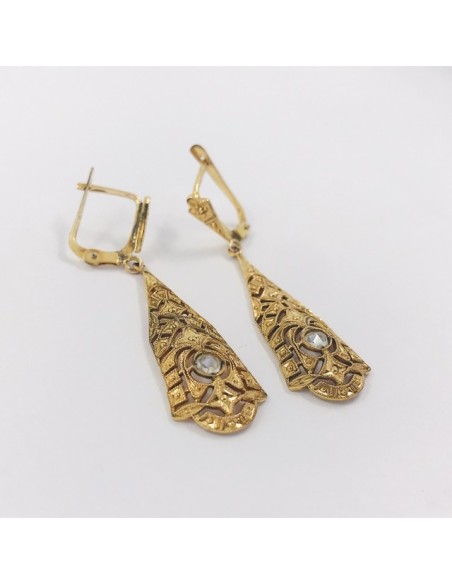 Pendientes vintage en oro 18kt