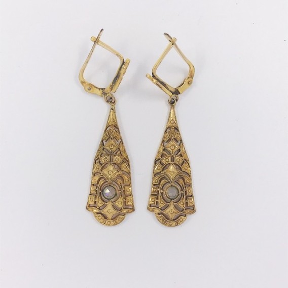 Pendientes vintage en oro 18kt