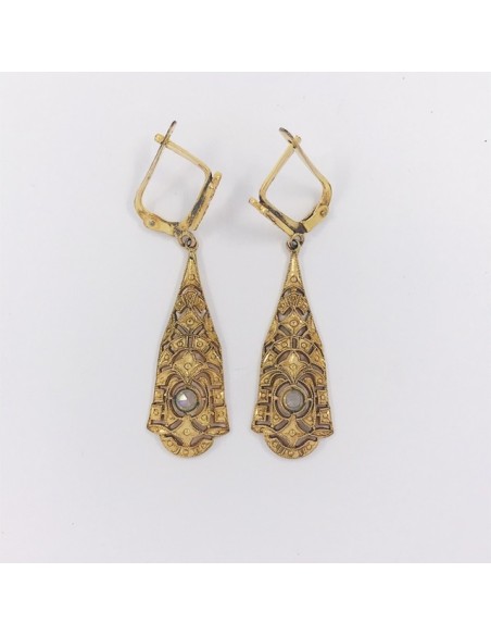 Pendientes vintage en oro 18kt