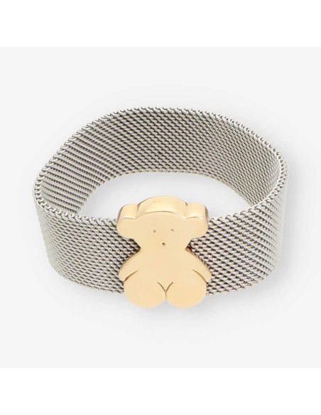 Pulsera Tous en acero y oro 18kt