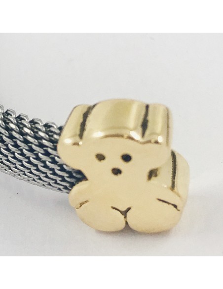 Pulsera esclava Tous en acero y oro