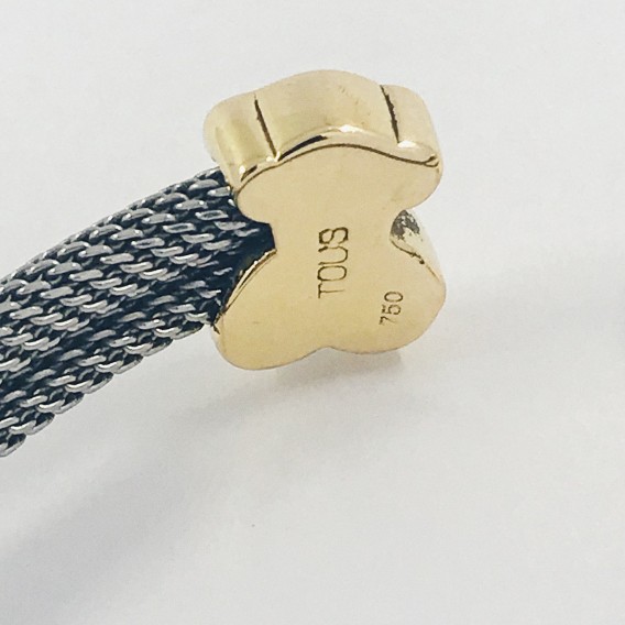 Pulsera esclava Tous en acero y oro