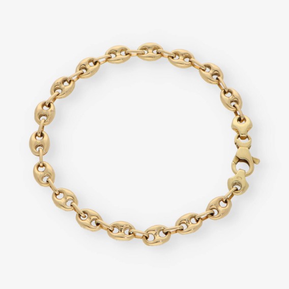 Pulsera de calabrotes en oro 18kt