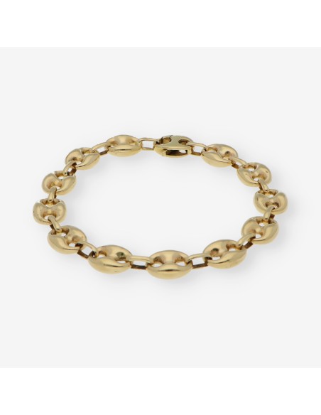 Pulsera de calabrotes en oro 18kt