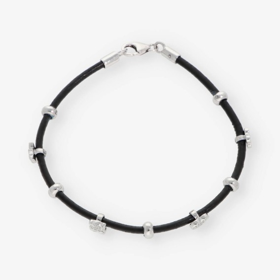 Pulsera tous con brillantes y oro blanco 18kt