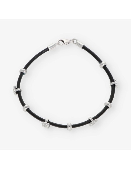 Pulsera tous con brillantes y oro blanco 18kt