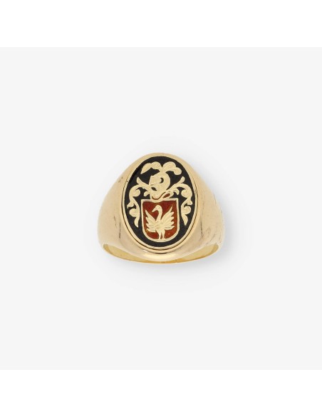 Sello heraldico en oro 18kt