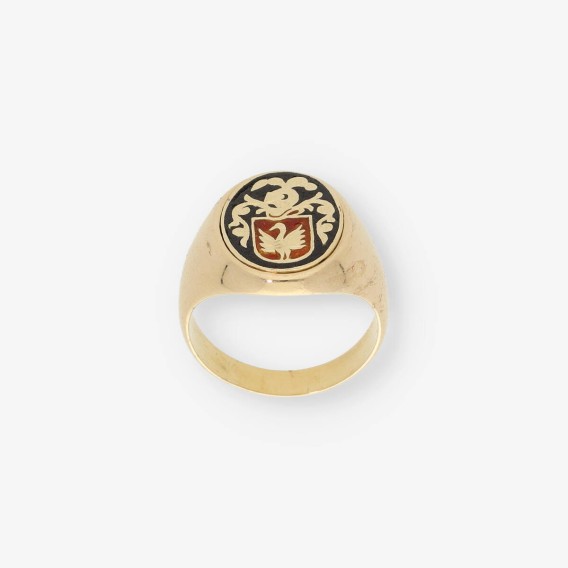 Sello heraldico en oro 18kt