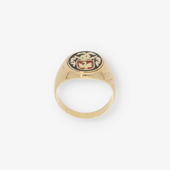 Sello heraldico en oro 18kt