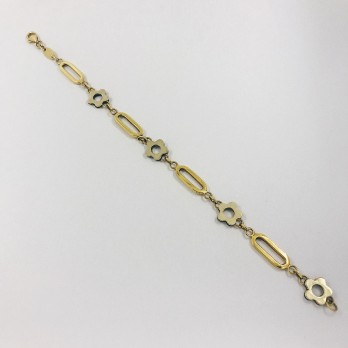 Pulsera con estrellas en oro 18kt.