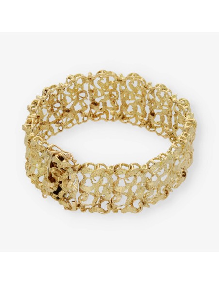 Pulsera semirrÃ­gida en oro 18kt