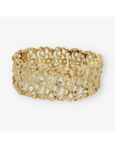 Pulsera semirrÃ­gida en oro 18kt
