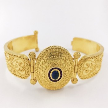 Pulsera esclava en oro 22kt 2