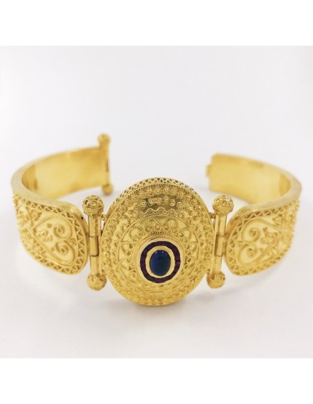 Pulsera esclava en oro 22kt