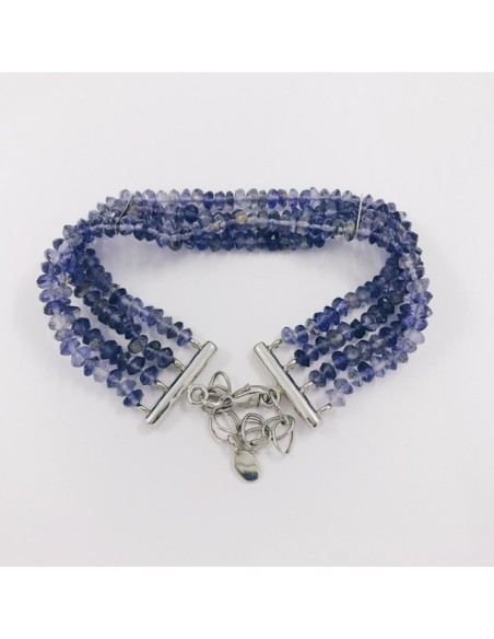 Pulsera Tous en oro blanco 18kt con amatistas