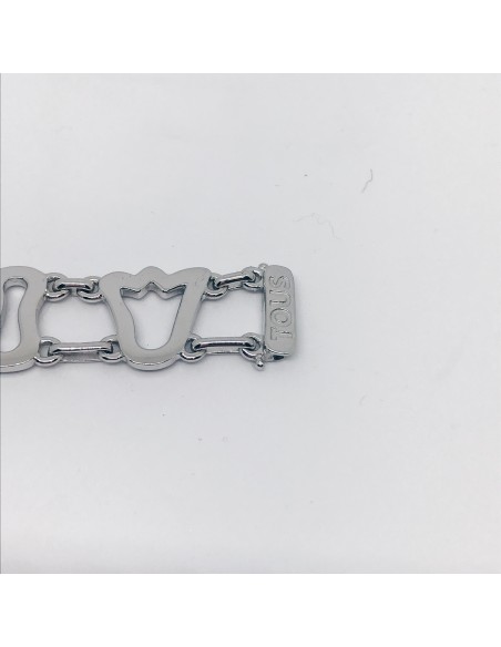 Pulsera Tous oro blanco y diamantes