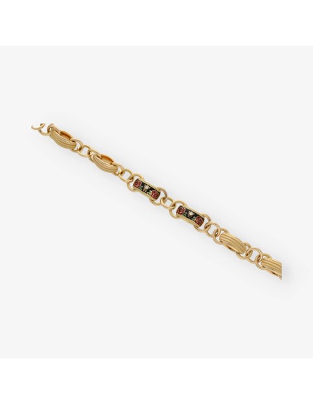 Pulsera en oro 18kt con brillantes