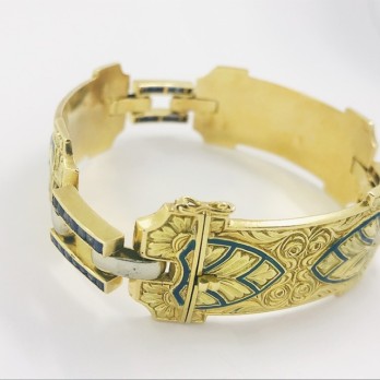 Pulsera vintage en oro 18kt 2