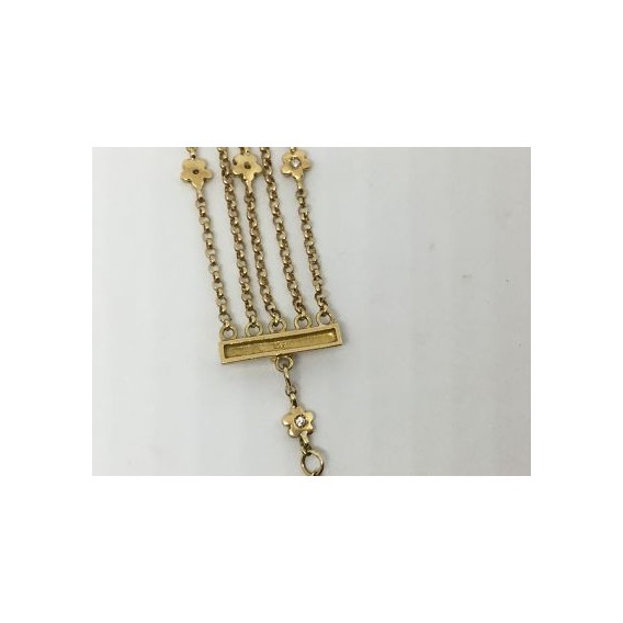 pulsera Tous flor con brillantes