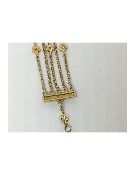 pulsera Tous flor con brillantes