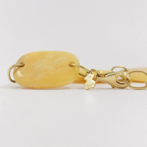 Pulsera Tous con piedra amarilla y oro 18kt.