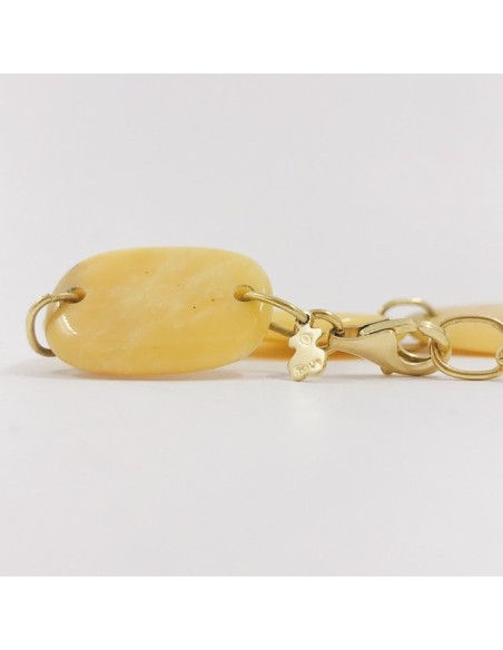 Pulsera Tous con piedra amarilla y oro 18kt.