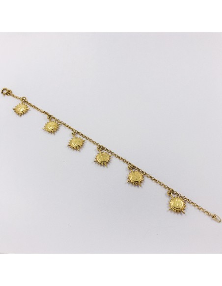 Pulsera con ositos en oro 18kt.