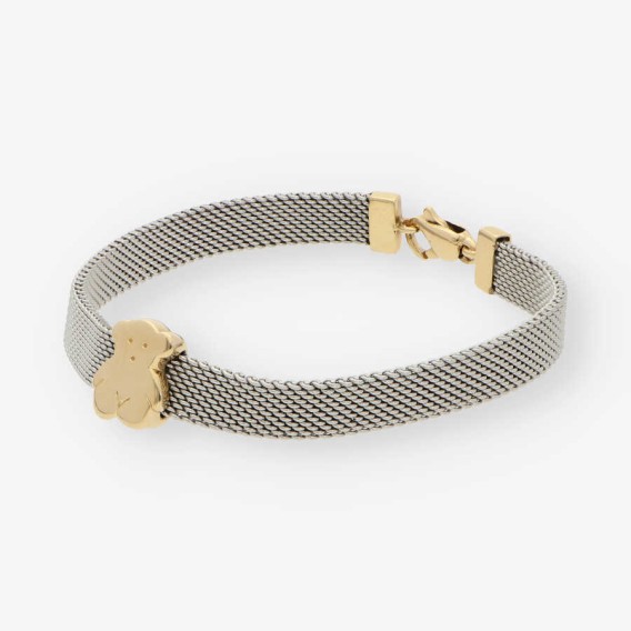 Pulsera Tous en acero y oro