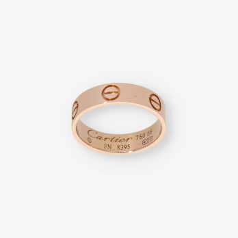 Anillo Love Cartier en oro rosa 18kt 2