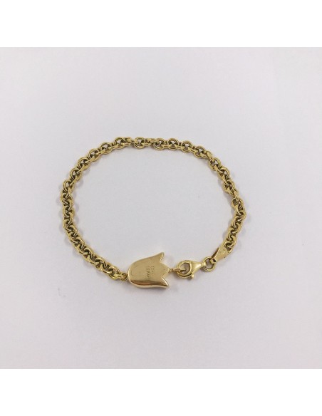 Pulsera Tous en oro 18kt con tulipÃ¡n