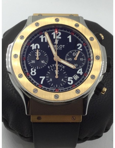 Hublot Flyback acero y oro