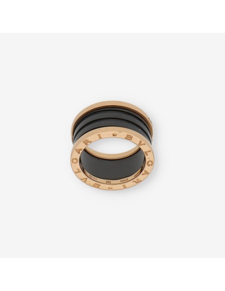 Anillo Bulgari BZero cerÃ¡mica de 4 bandas