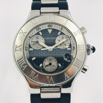 Reloj Cartier 21 Chronoscaph  2424 2