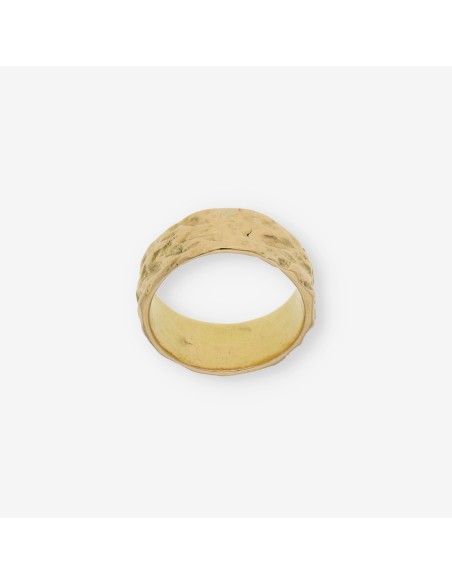 Anillo ancho en oro 18