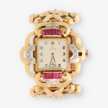 Reloj chevalier oro y diamantes