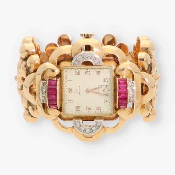 Reloj chevalier oro y diamantes