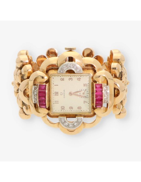 Reloj chevalier oro y diamantes