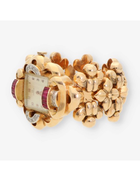 Reloj chevalier oro y diamantes