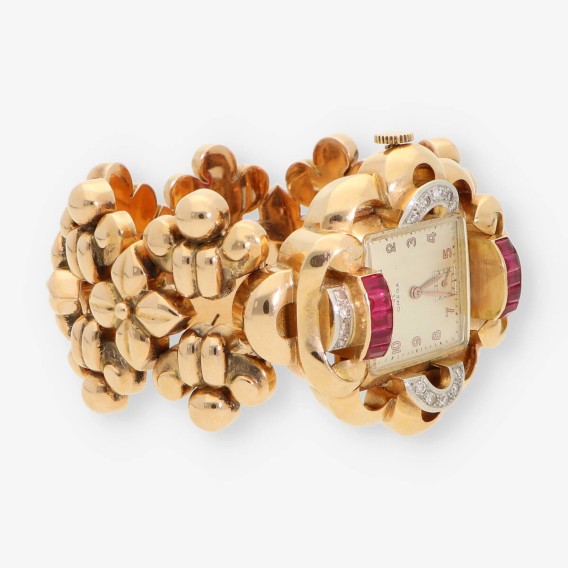 Reloj chevalier oro y diamantes