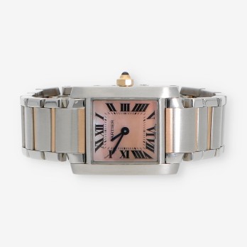 Cartier Tank Francaise Lady 2384 Acero y Oro 2