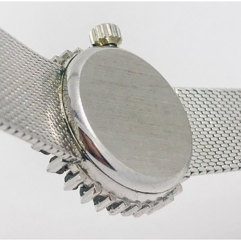 Omega Geneve en oro blanco con brillantes. 2