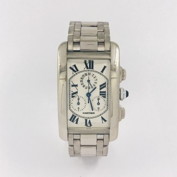 Cartier Tank Americane en oro blanco 18kt 2312