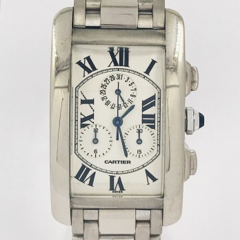 Cartier Tank Americane en oro blanco 18kt 2312 2