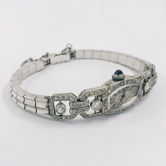 Reloj vintage con brillantes