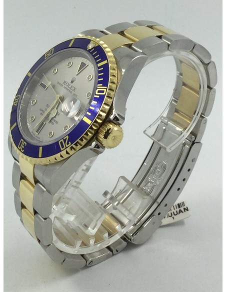 Rolex Oyster Perpetual Submariner acero, oro y diamantes