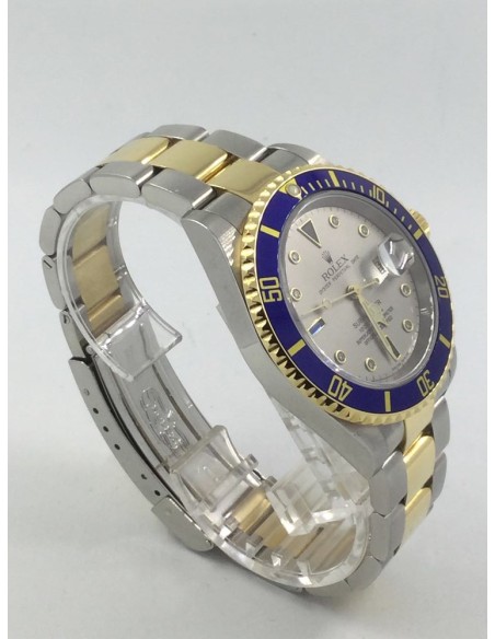 Rolex Oyster Perpetual Submariner acero, oro y diamantes